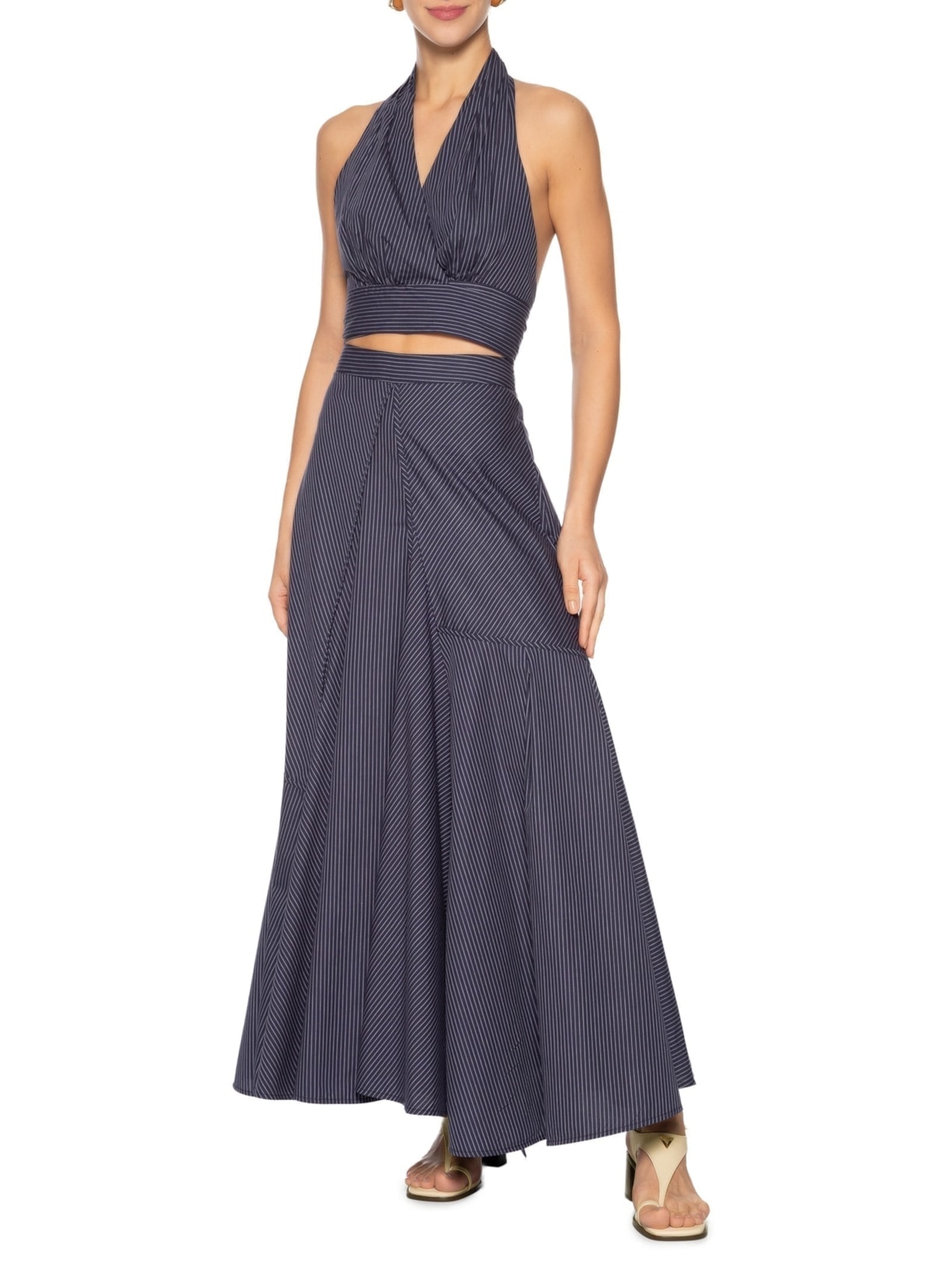 Sandália Feminina Couro Salto Médio Bloco Branco Schutz