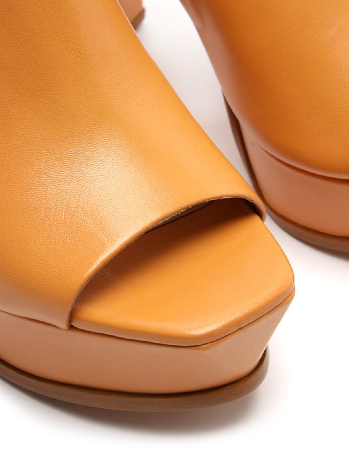 Sandália Feminina Deluxe Nappa Laranja Schutz