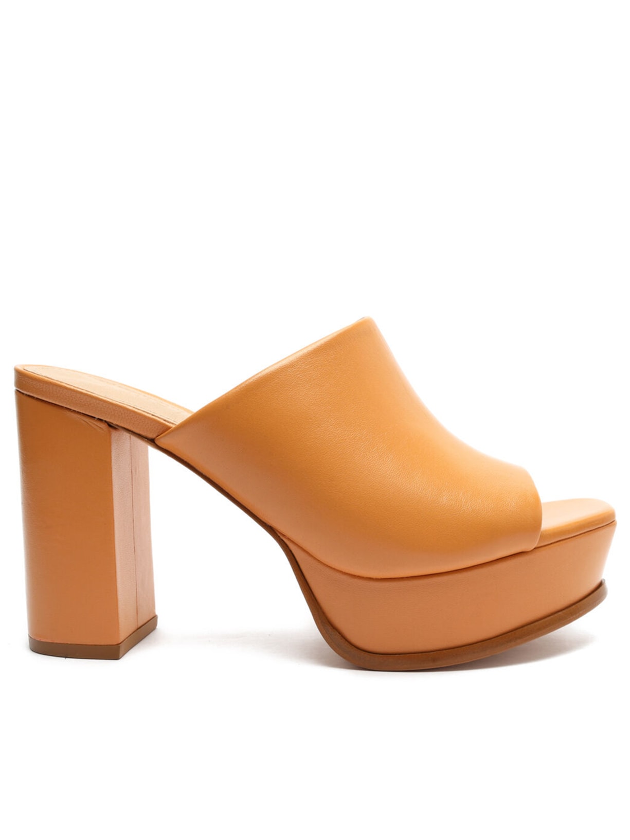 Sandália Feminina Deluxe Nappa Laranja Schutz