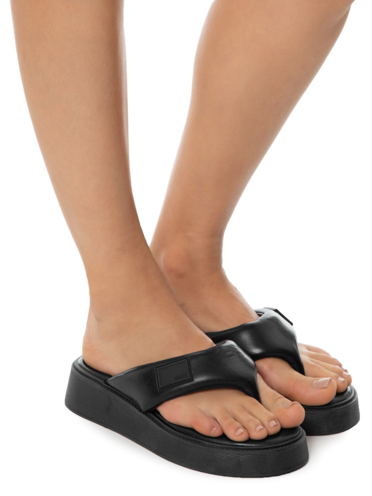 Sandália Feminina Deluxe Nappa Preto Schutz