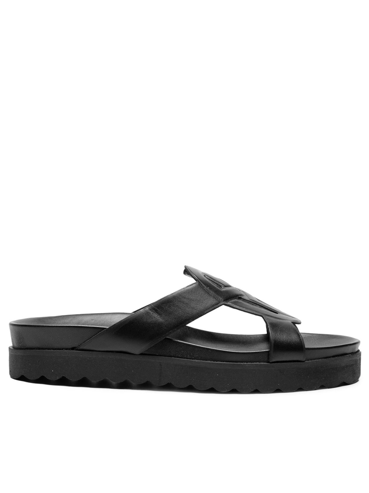 Sandália Feminina Deluxe Nappa - Preto