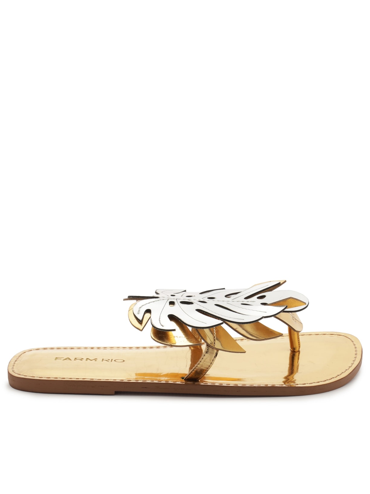 Sandália Feminina Eco Specchio - Dourado