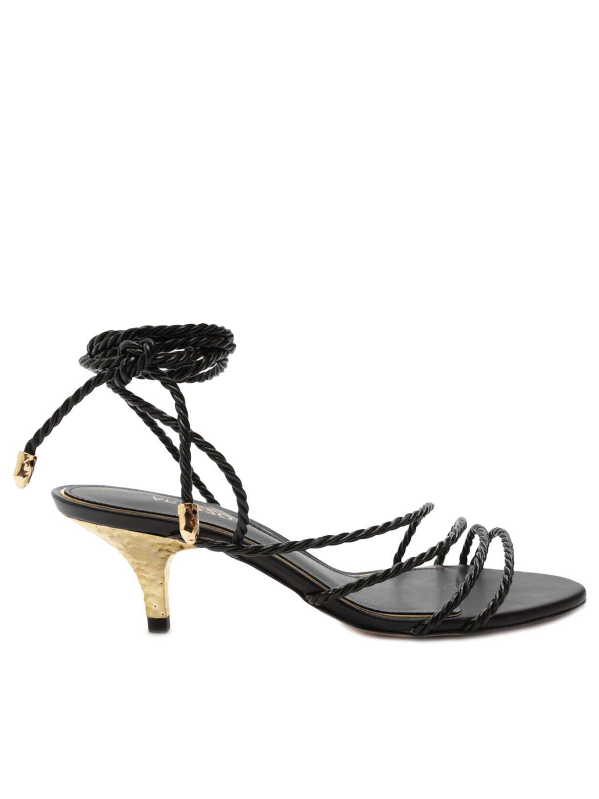 Sandália Feminina Ecowear T Capra - Preto