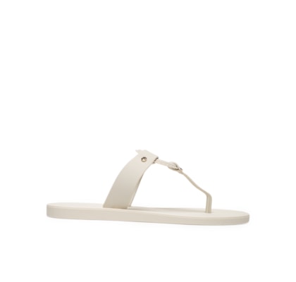 Sandália Feminina Elo Rebites - Branco