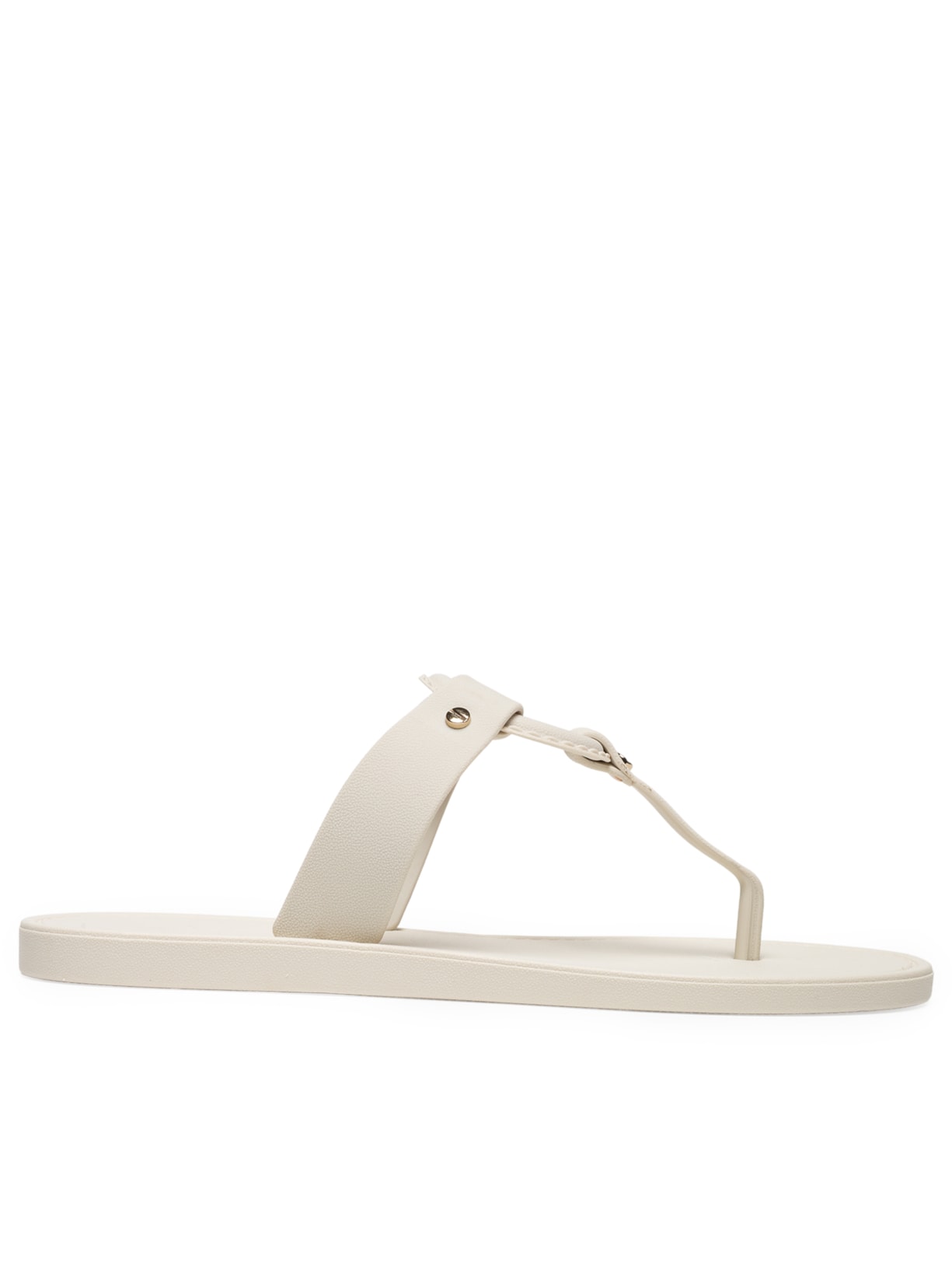 Sandália Feminina Elo Rebites - Branco