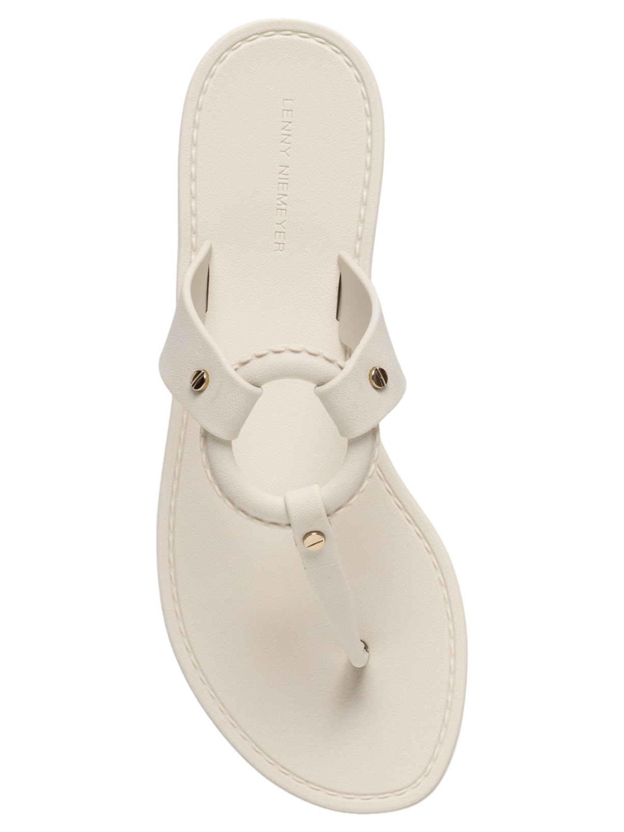 Sandália Feminina Elo Rebites Branco Lenny Niemeyer