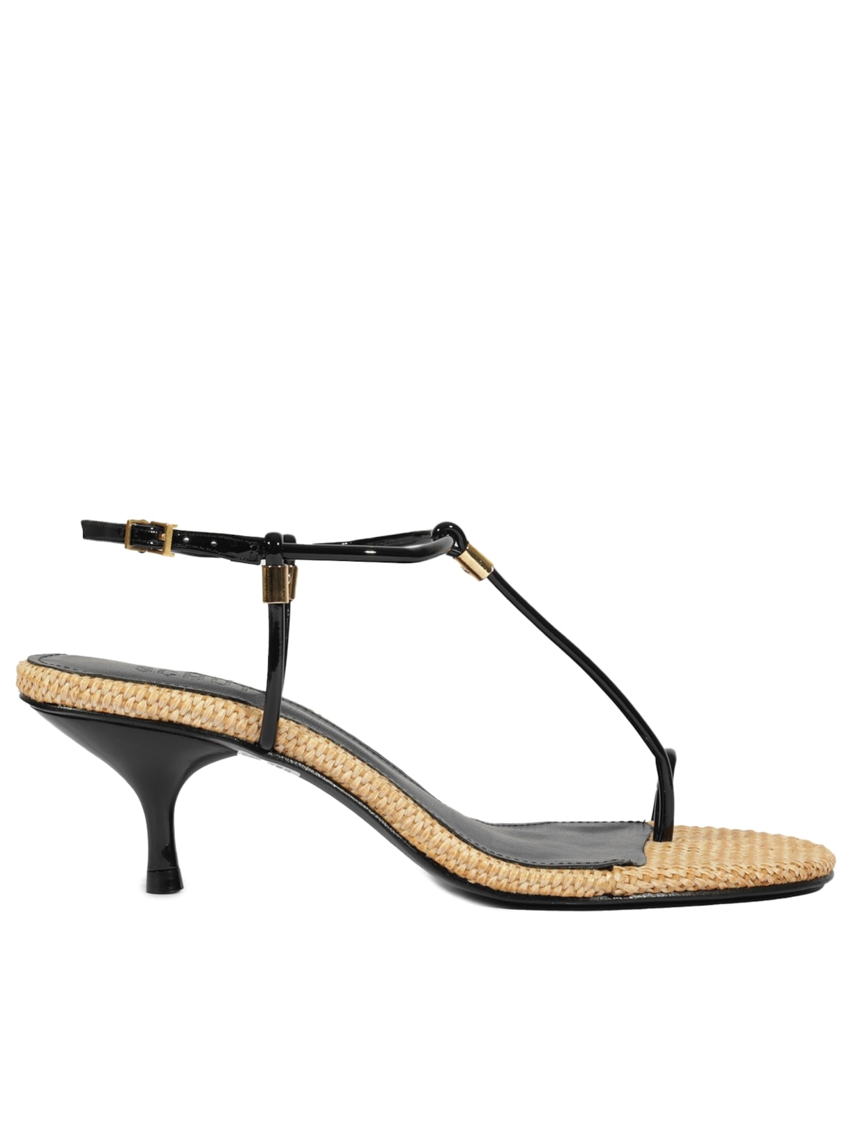 Sandália Feminina Elsha Couro Preto Schutz