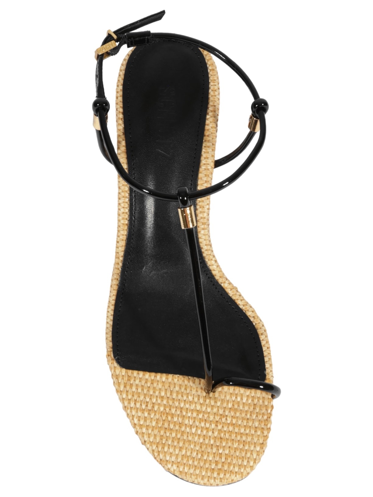 Sandália Feminina Elsha Couro Preto Schutz