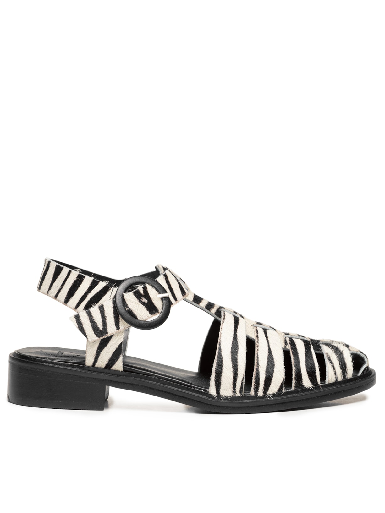 Sandália Feminina Fisherman Pêlo - Animal Print