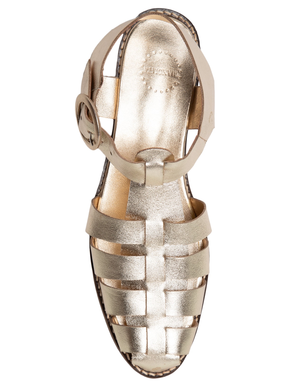 Sandália Feminina Fisherman Sandal Dourado Manolita