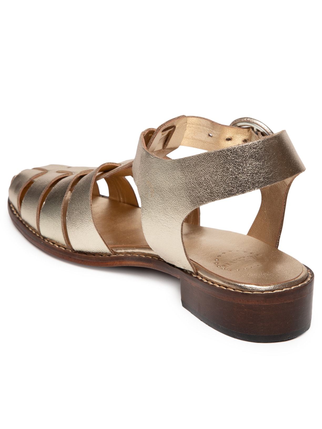 Sandália Feminina Fisherman Sandal Dourado Manolita
