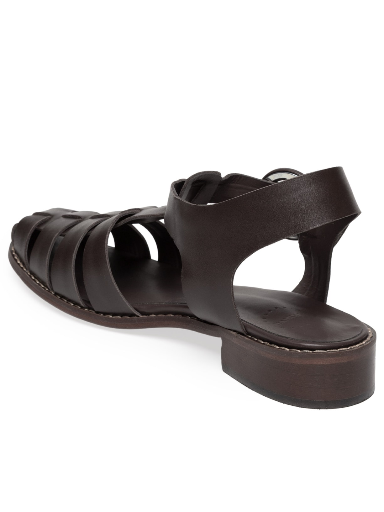 Sandália Feminina Fisherman Sandal Marrom Manolita