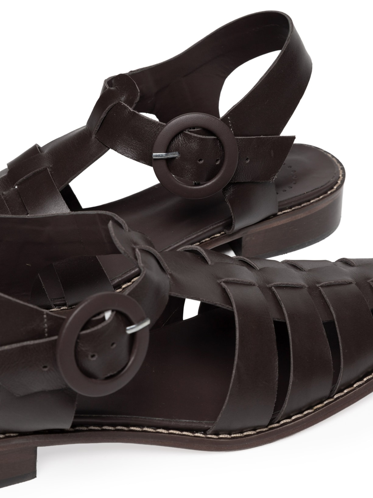 Sandália Feminina Fisherman Sandal Marrom Manolita