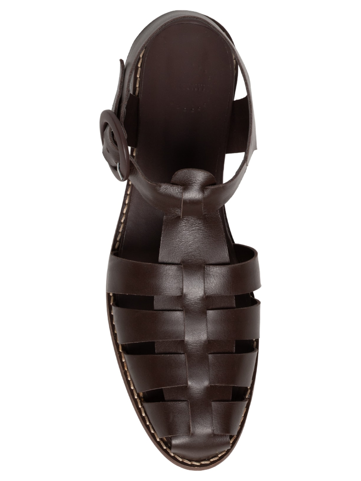 Sandália Feminina Fisherman Sandal Marrom Manolita