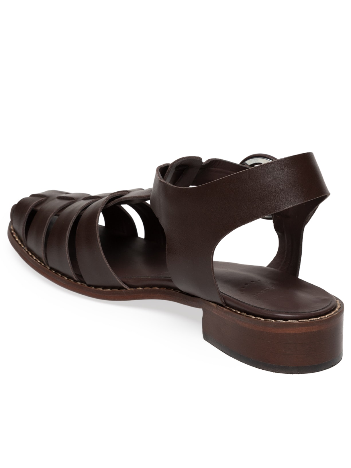 Sandália Feminina Fisherman Sandal Marrom Manolita
