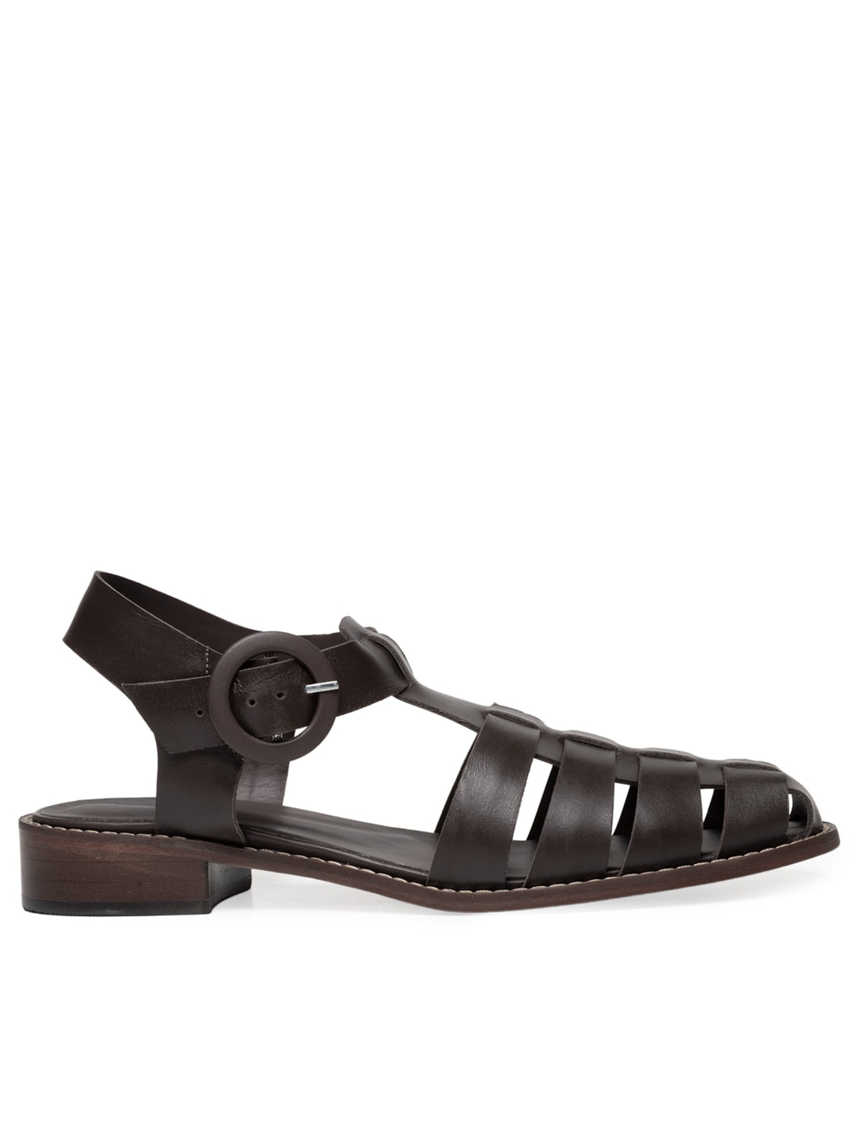 Sandália Feminina Fisherman Sandal Marrom Manolita