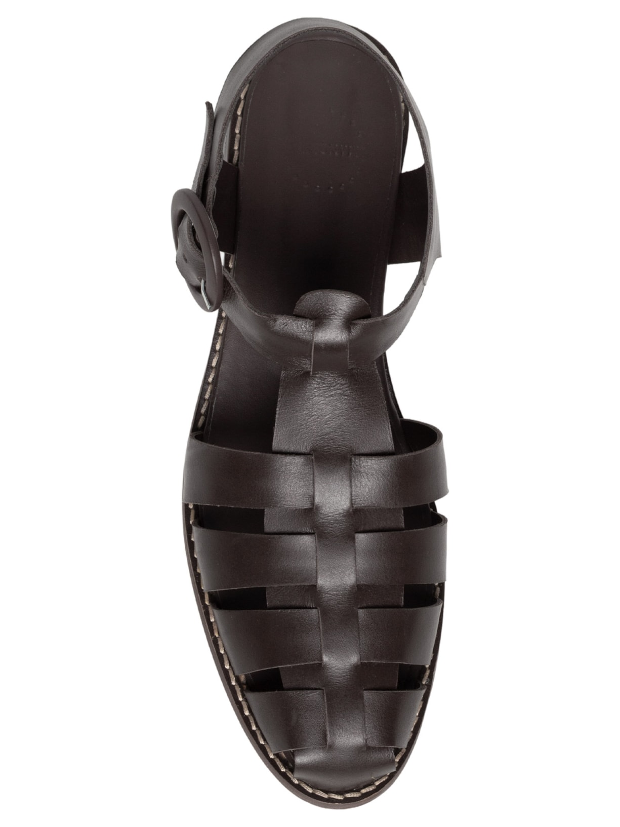Sandália Feminina Fisherman Sandal Marrom Manolita