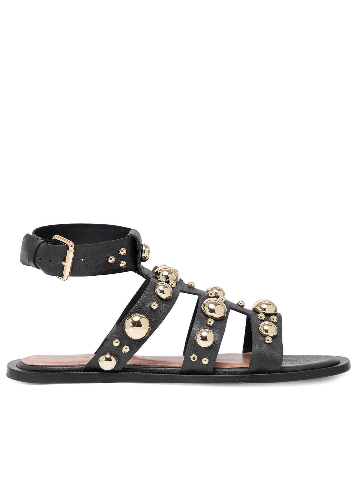 Sandália Feminina Flat Bucareste - Preto