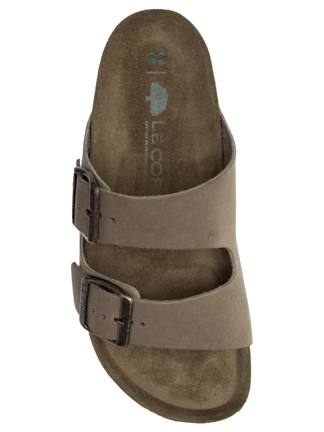 Sandália Feminina Flat Lisboa Marrom Le Cork