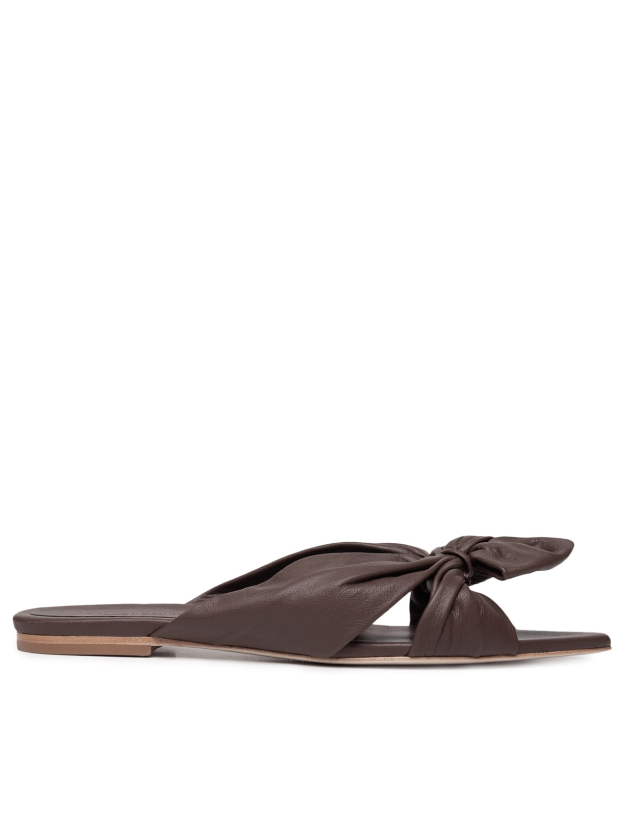 Sandália Feminina Flat Marrom Adriana Degreas
