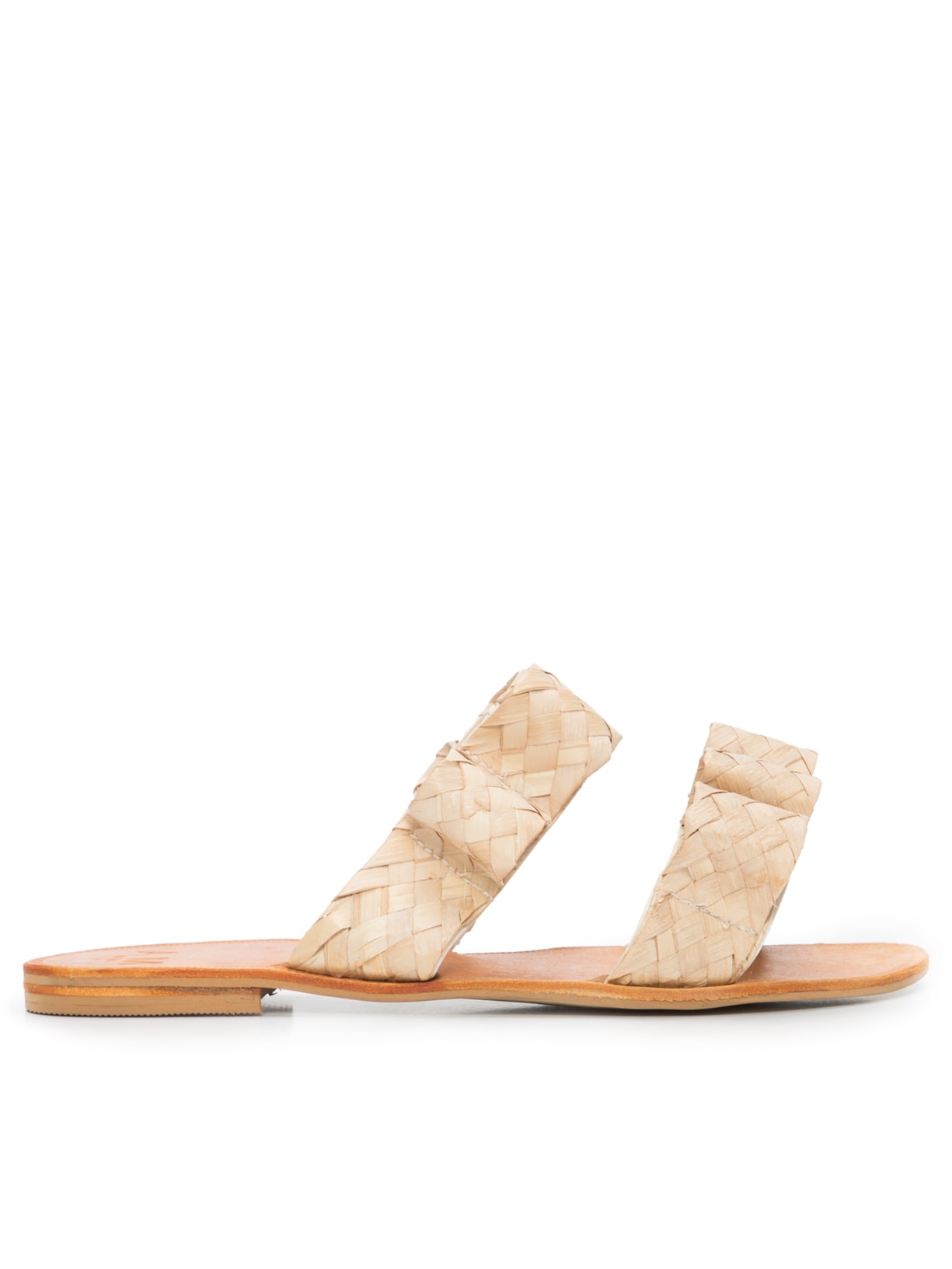 Sandália Feminina Flat Ondas - Bege