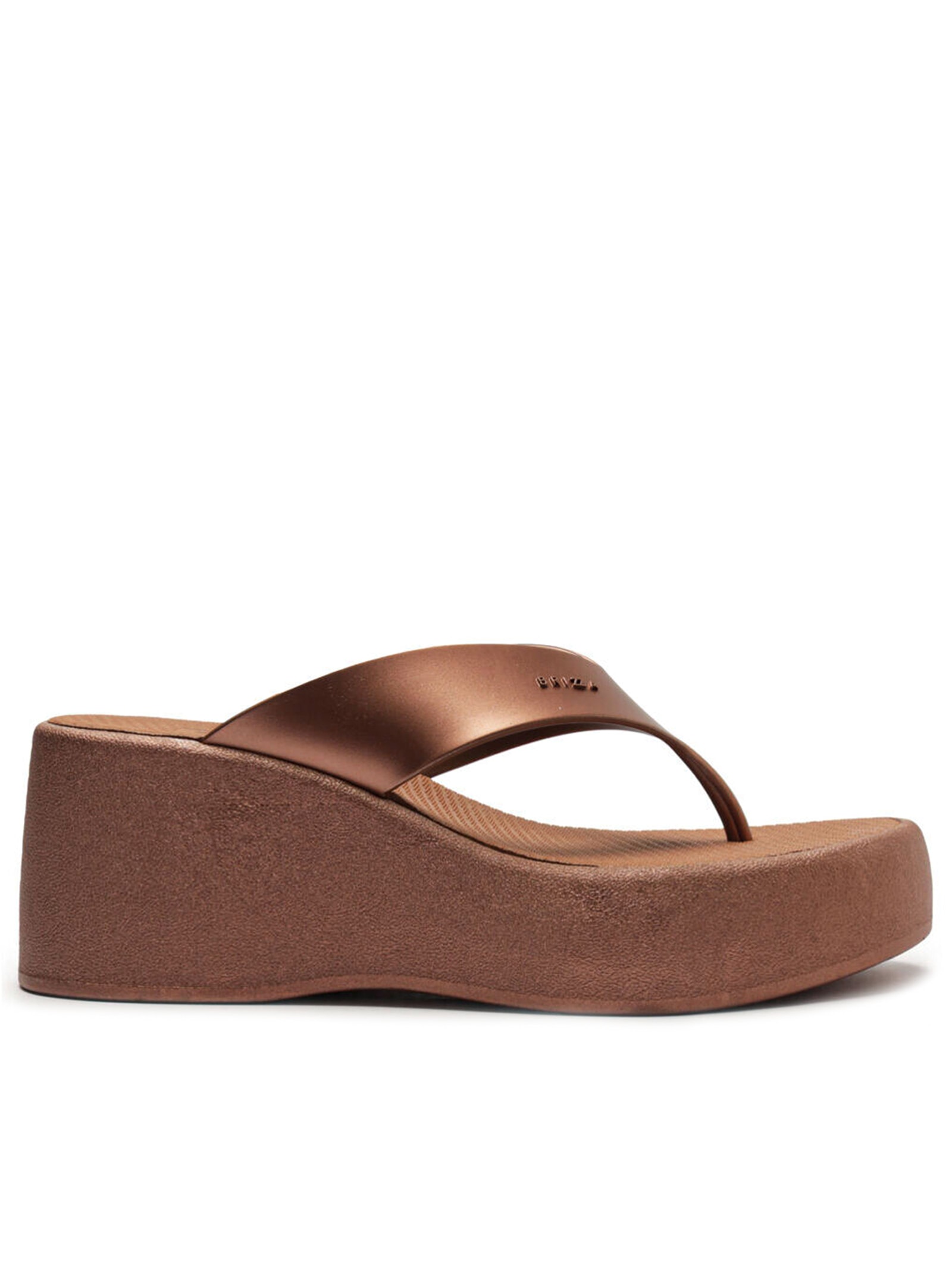 Sandália Feminina Flatform Barcelona - Brizza Arezzo - Marrom
