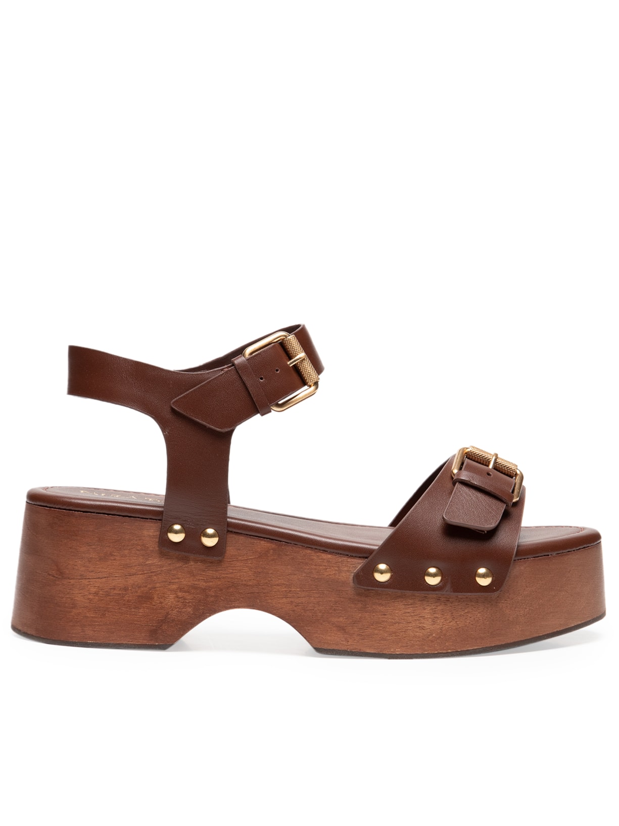 Sandália Feminina Flatform Filipa - Marrom