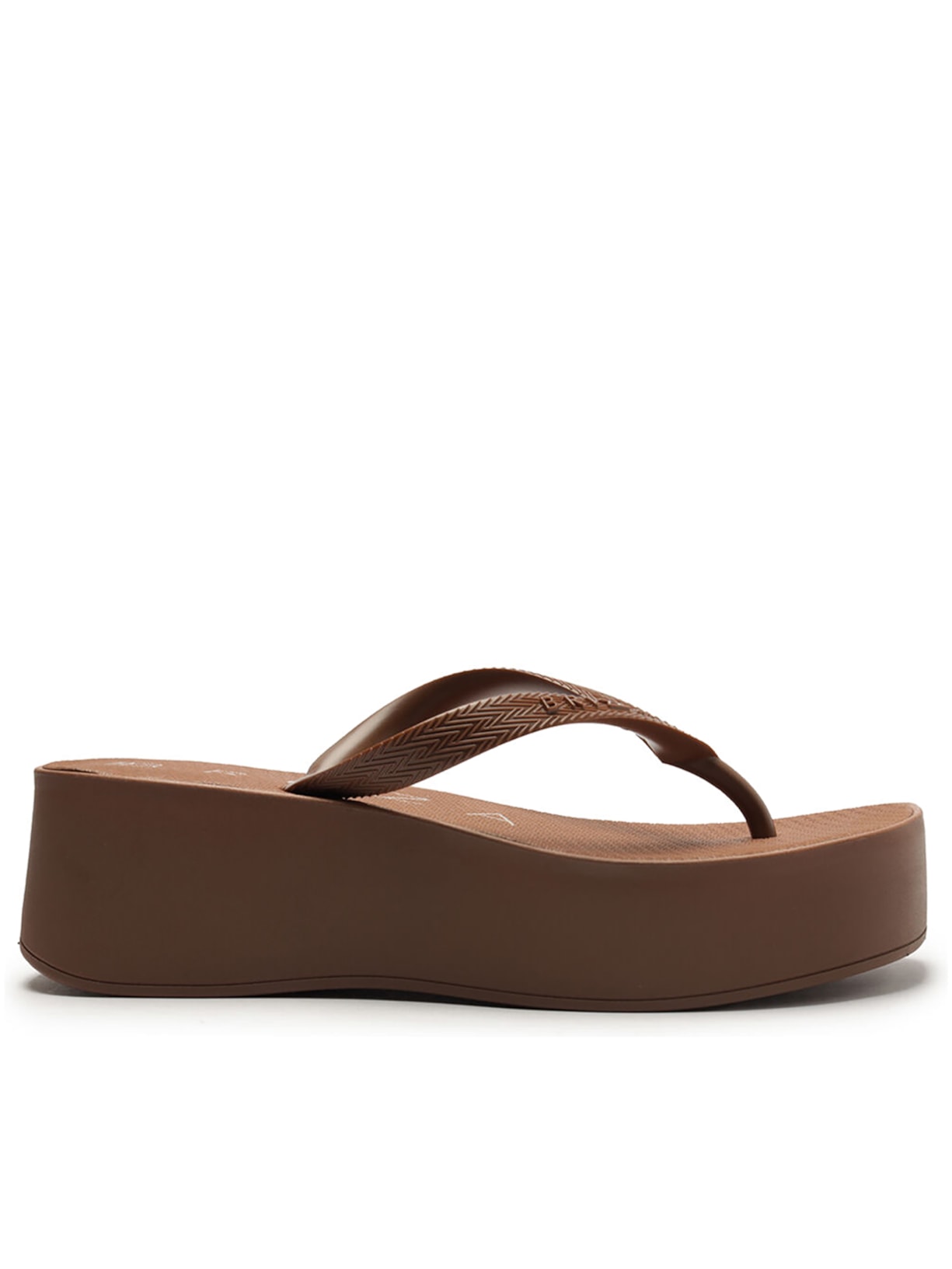Sandália Feminina Flatform Marrocos Mid - Marrom