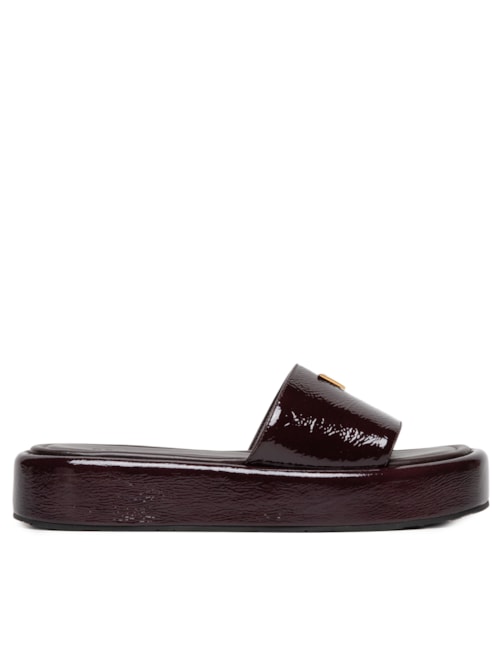 Sandália Feminina Flatform - Marrom