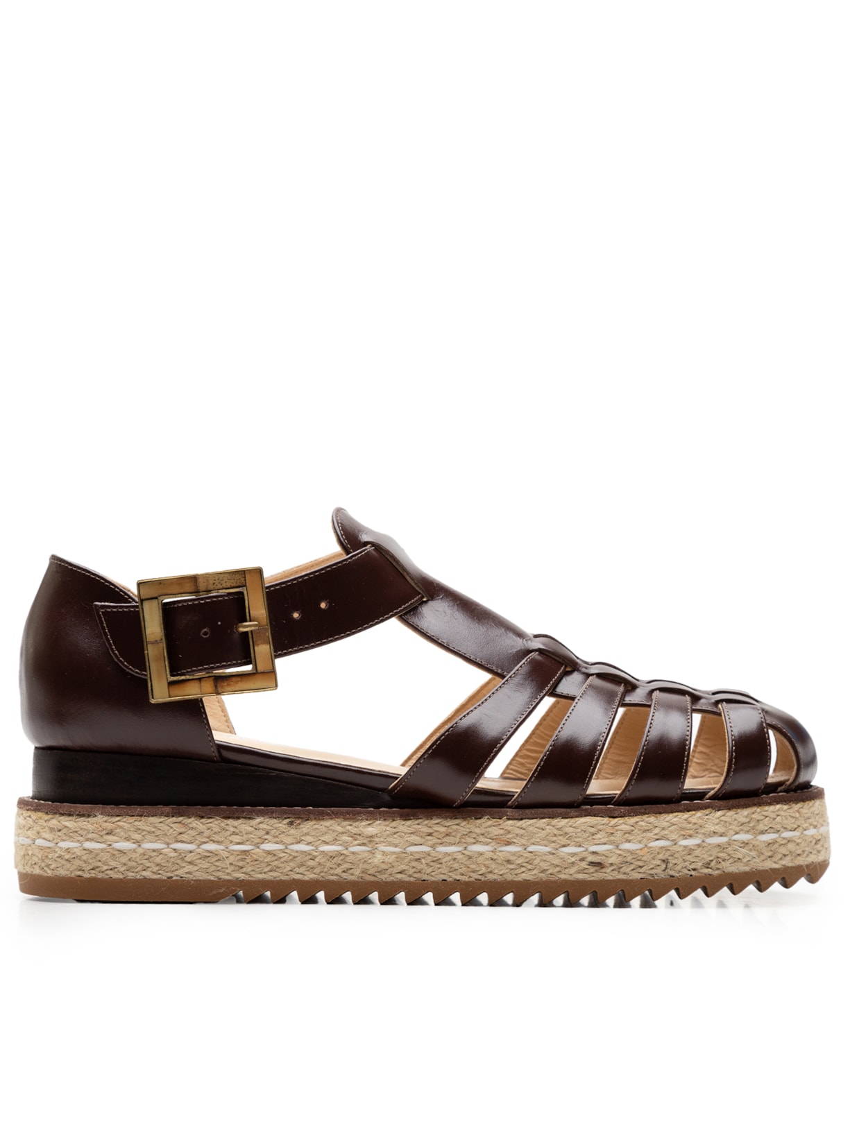 Sandália Feminina Flatform Melissa - Marrom