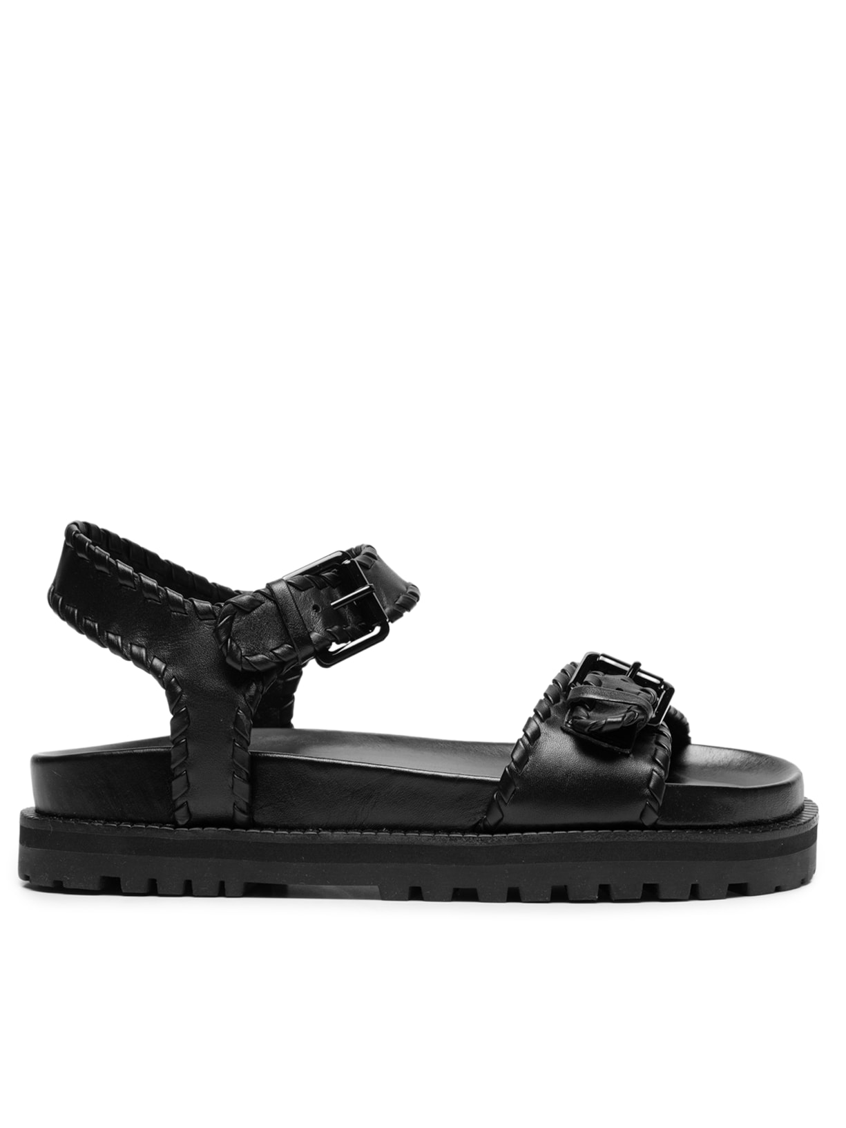 Sandália Feminina Flatform Scarlet - Preto