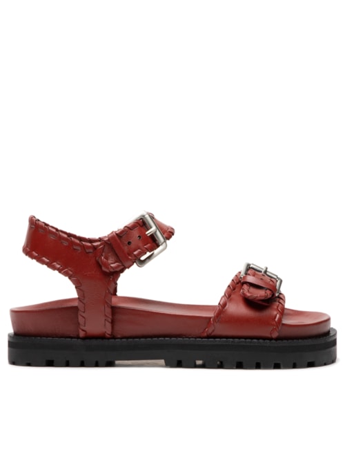 Sandália Feminina Flatform Scarlet - Vermelho
