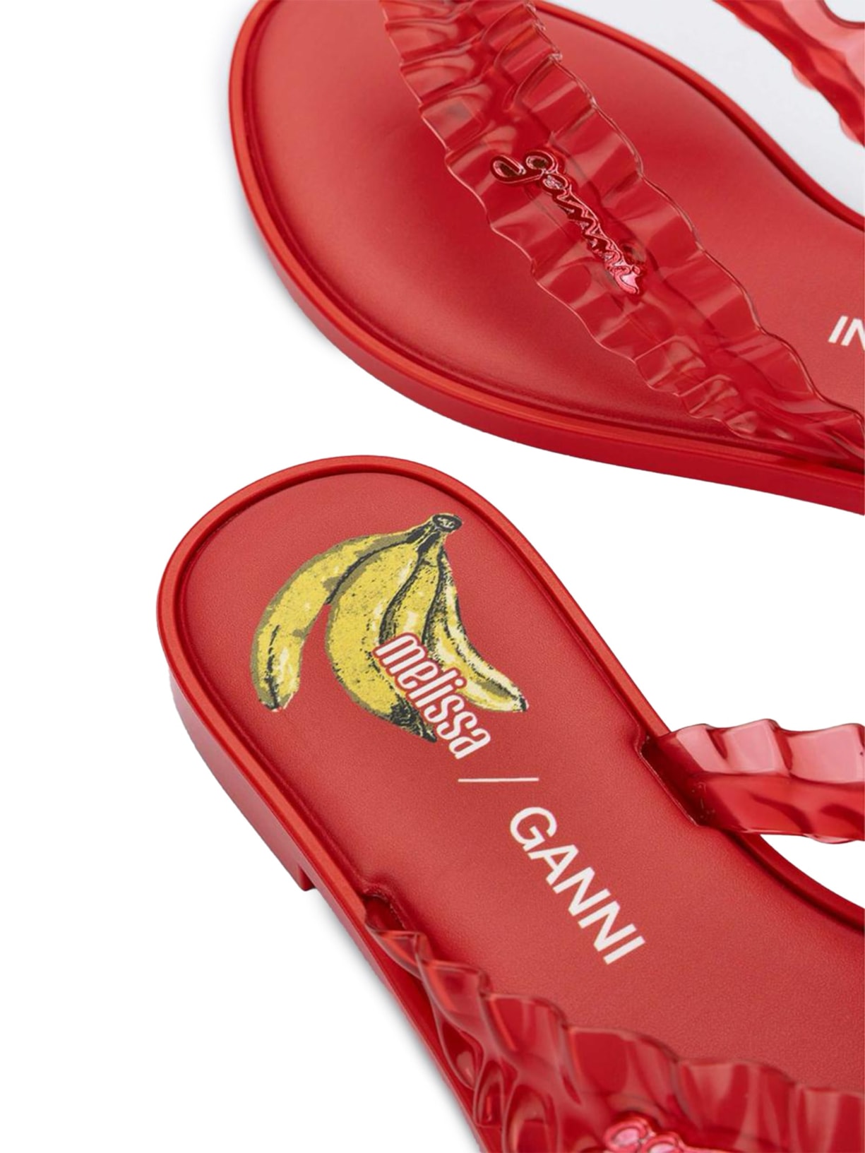 Sandália Feminina Flip Flop Slim Vermelho Melissa + Ganni
