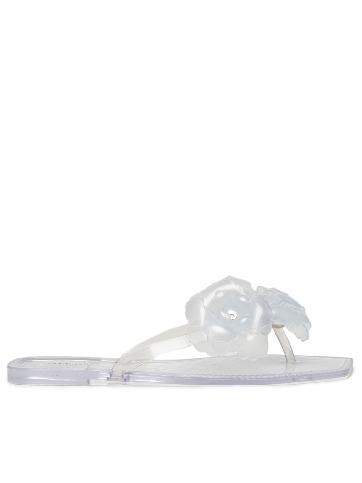 Sandália Feminina Flower Flat - Off White