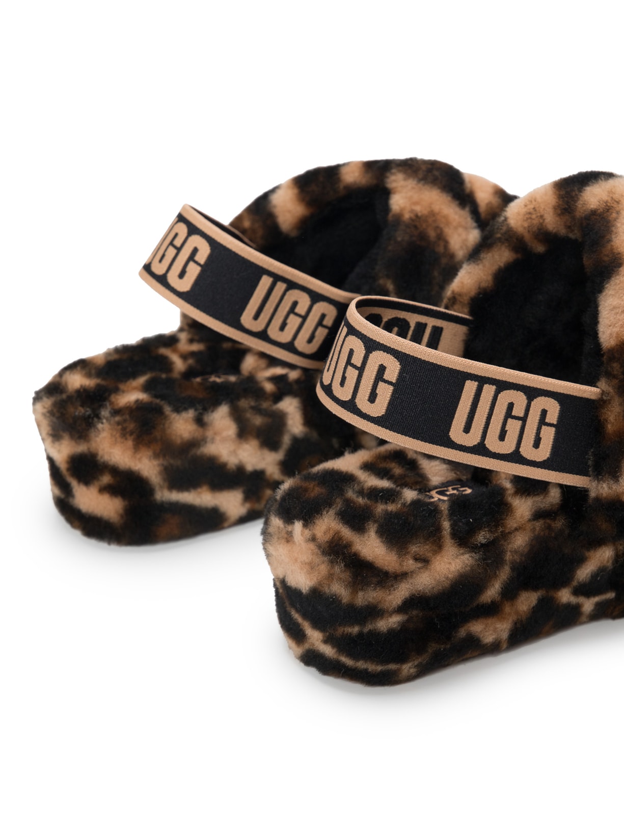 Sandália Feminina Fluff Yeah Animal Print Ugg