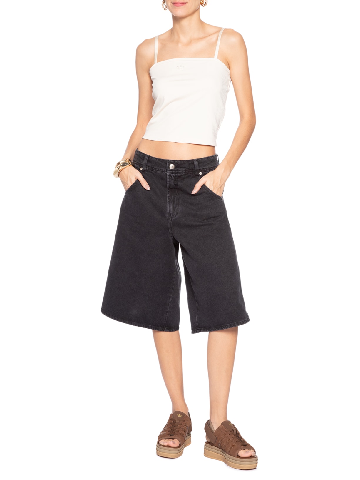 Sandália Feminina Gazelle Bold Marrom Adidas Originals