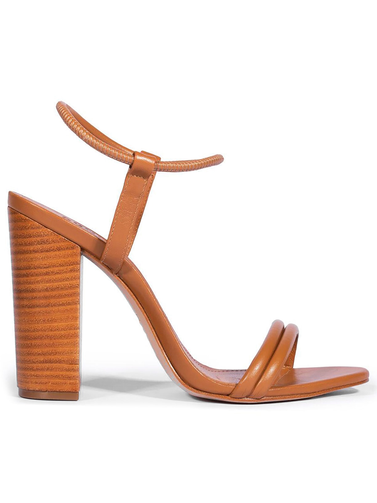 Sandália Feminina Gimenez Couro - Marrom