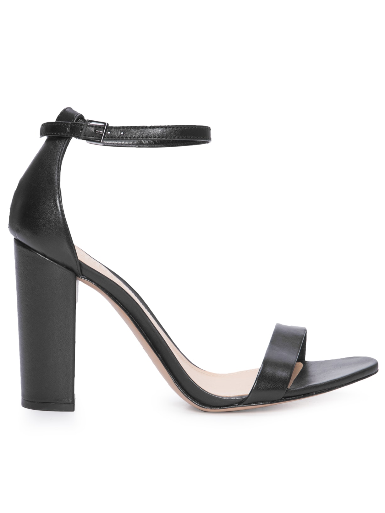 Sandália Feminina Gisele Couro - Preto