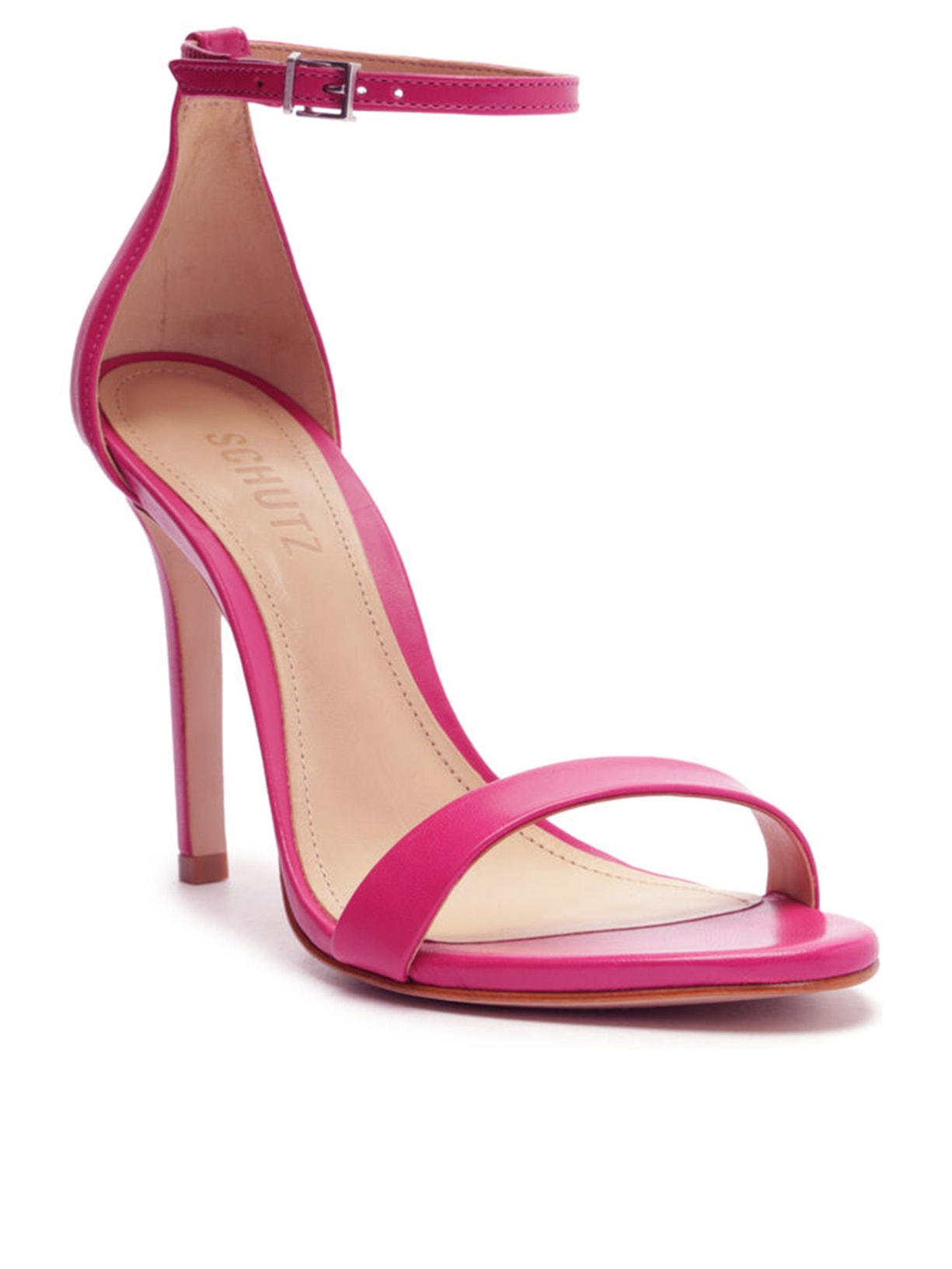 Sandália Feminina Gisele Deluxe Nappa Rosa Schutz