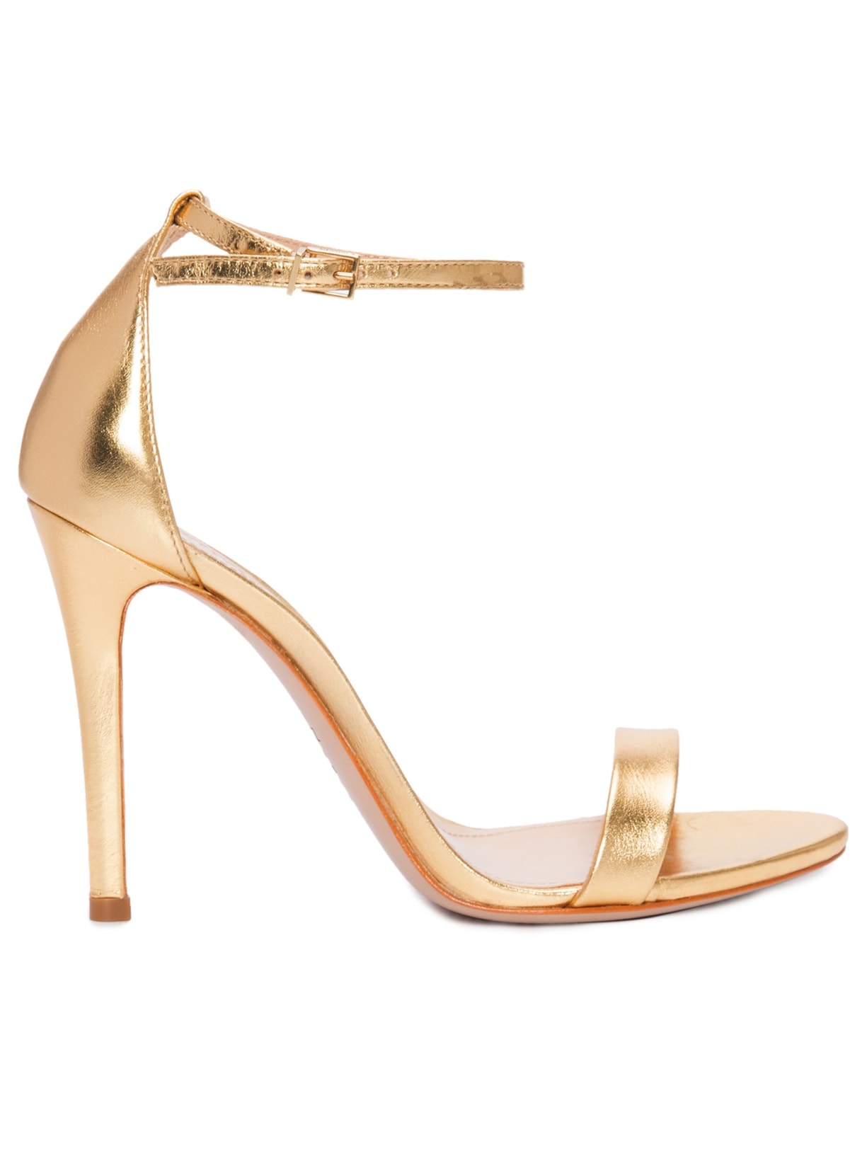 Sandália Feminina Gisele Salto Fino - Dourado