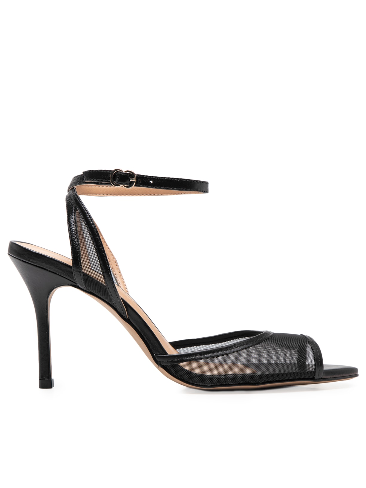 Sandália Feminina Grase Tela Gabi - Preto