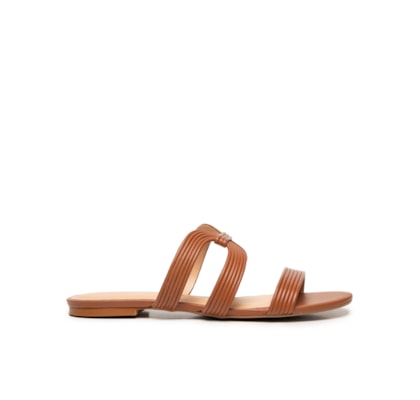 Sandália Feminina Grease Caramelo - Marrom