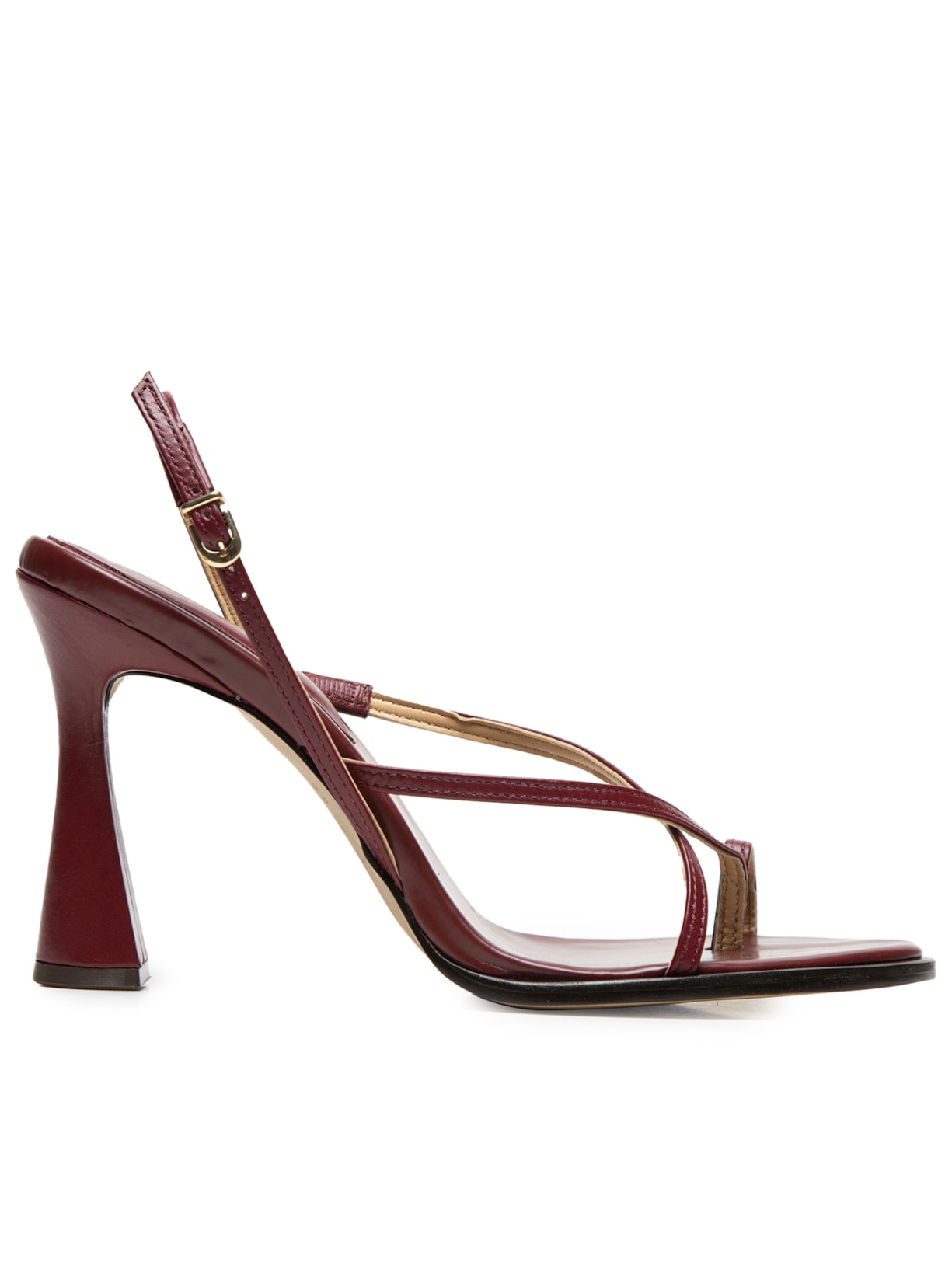 Sandália Feminina Grease Marsala - Vermelho