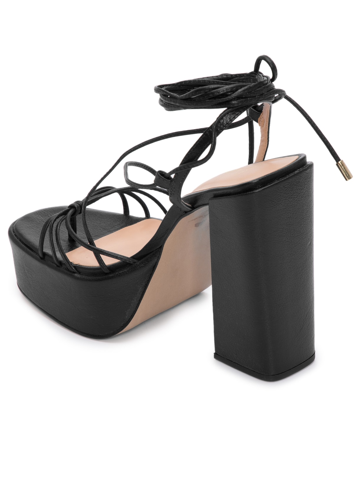 Sandália Feminina Grease Preto Luiza Barcelos