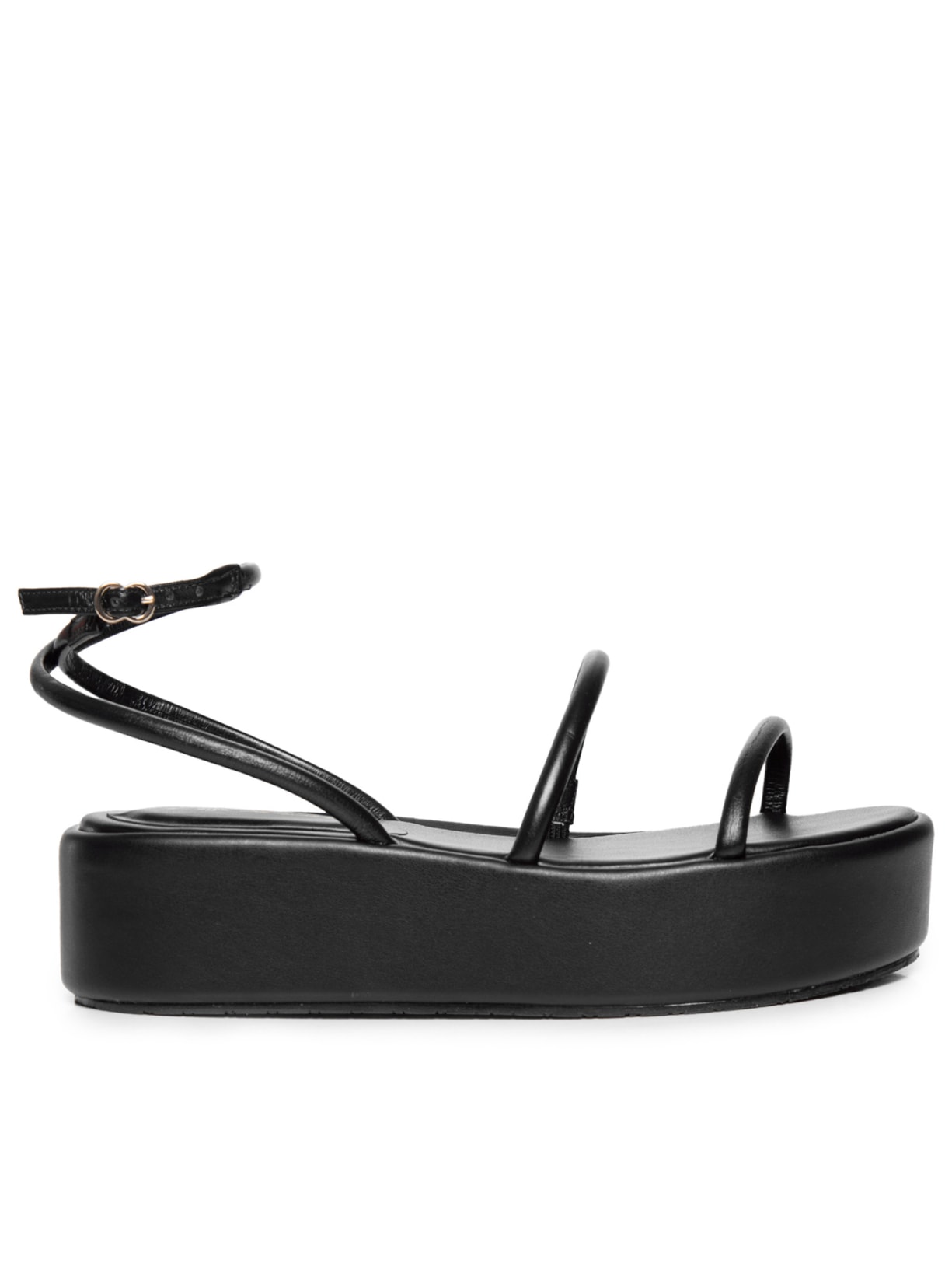 Sandália Feminina Grease Tiras - Preto