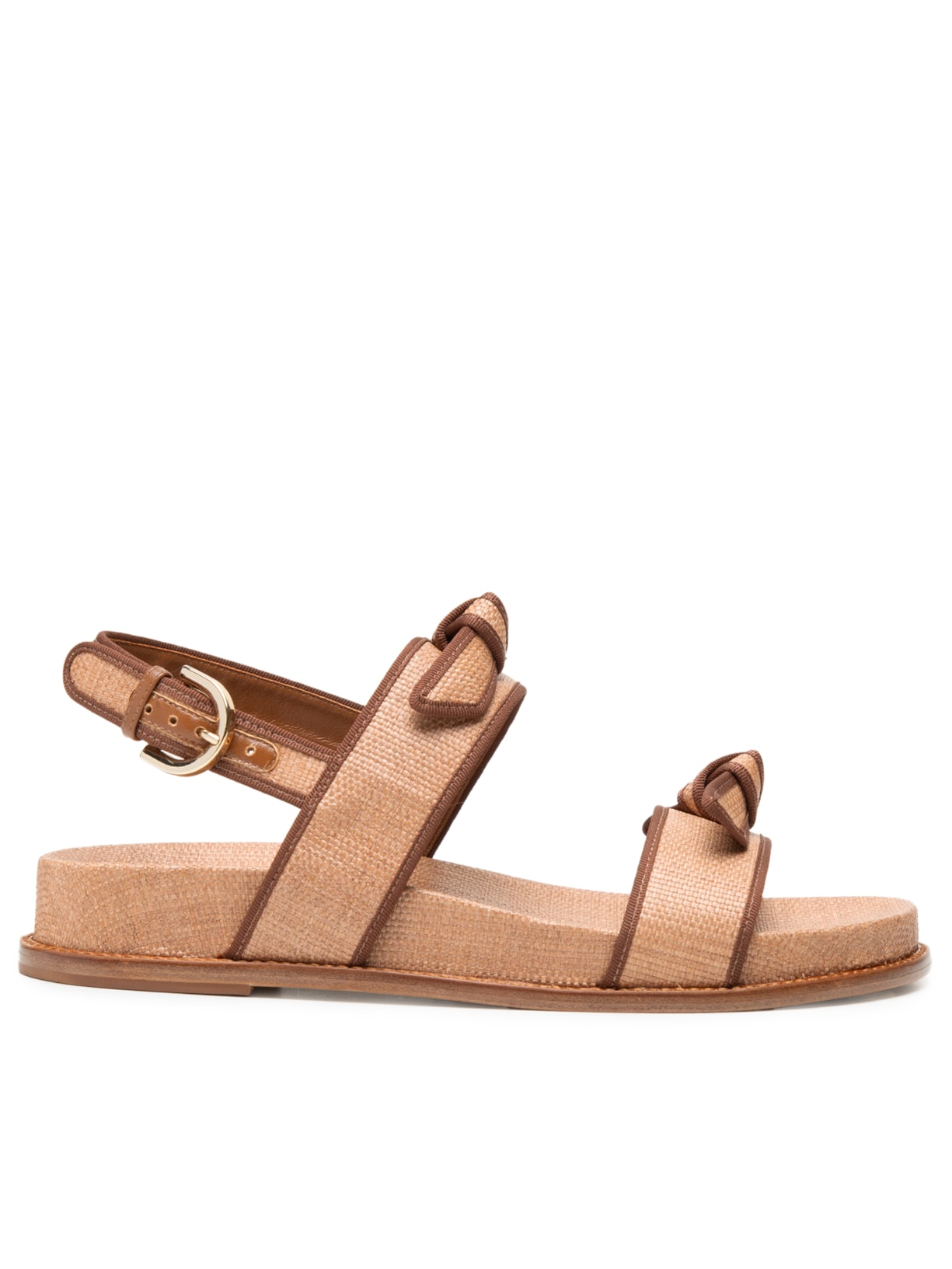Sandália Feminina Grosgrain Raffia Sport Sandal - Bege