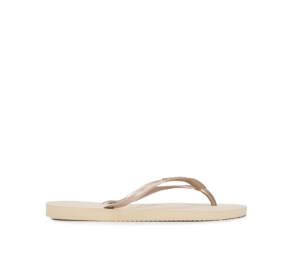 Sandália Feminina Havaianas Slim - Dourado