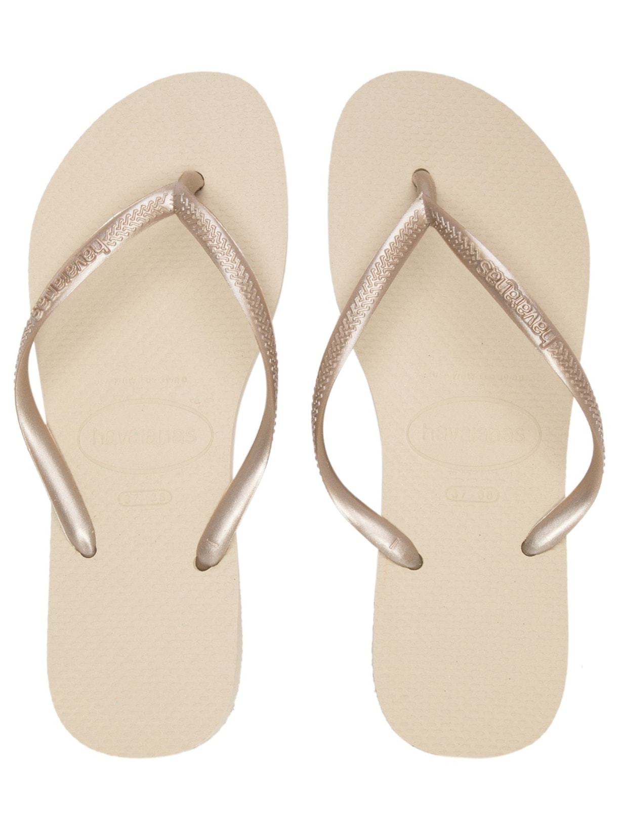 Sandália Feminina Havaianas Slim Dourado Havaianas