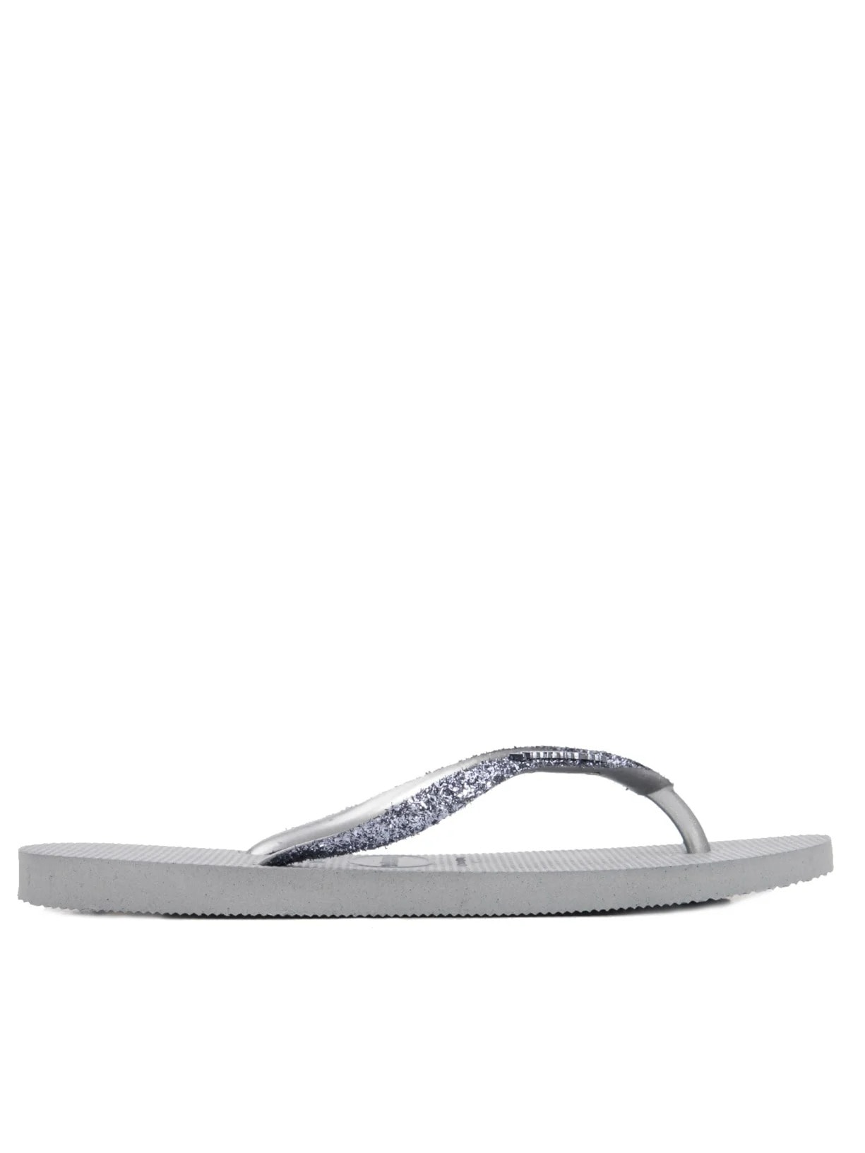 Sandália Feminina Havaianas Slim Glitter Cinza Havaianas