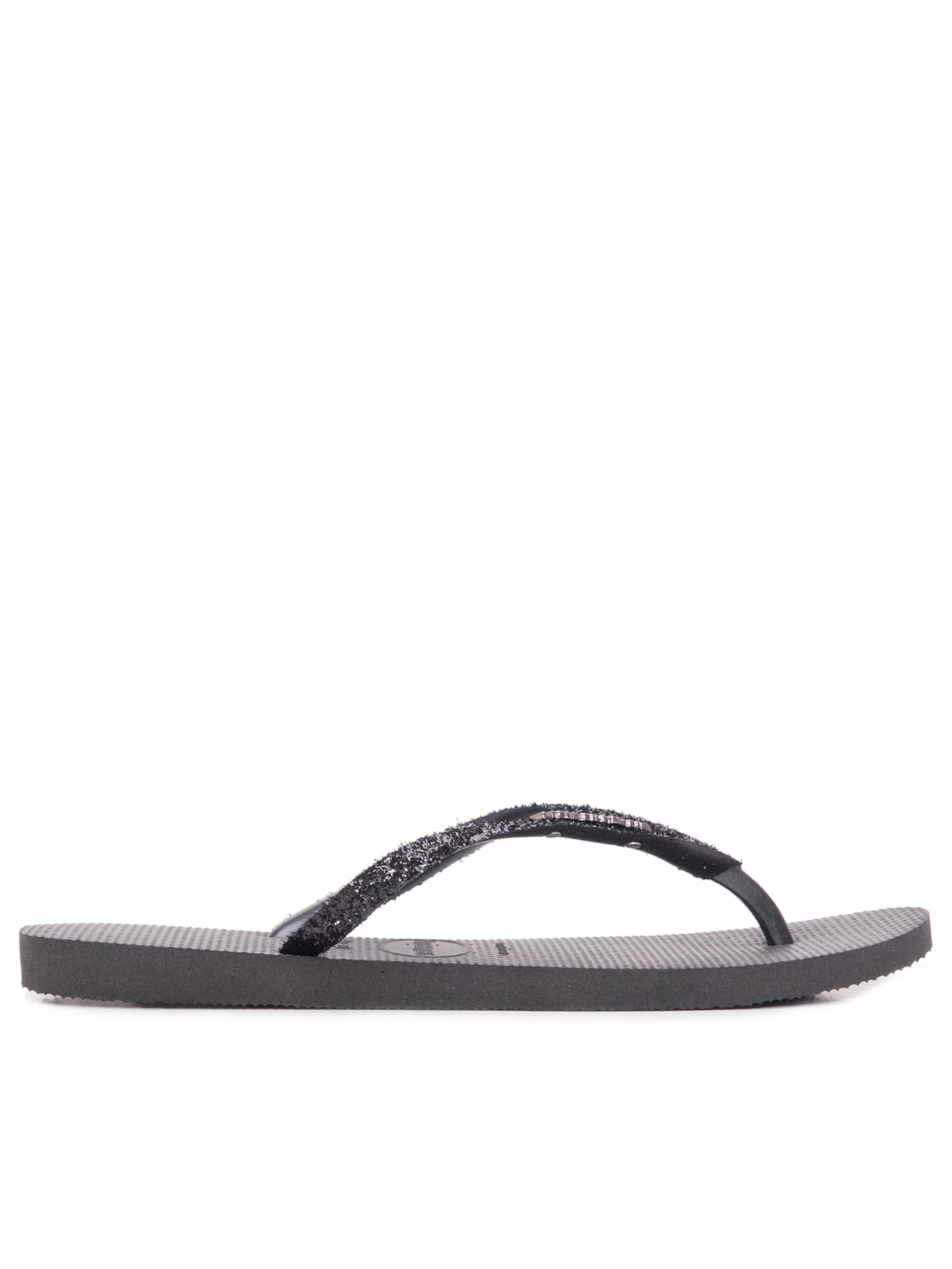 Sandália Feminina Havaianas Slim Glitter - Preto
